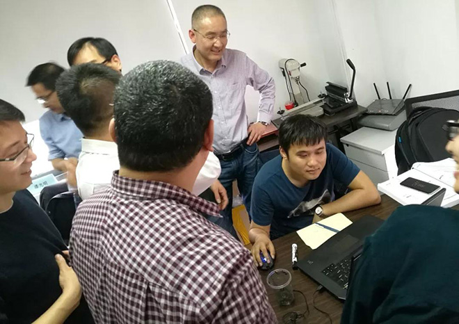 六西格瑪綠帶課程學員現場與金老師互動